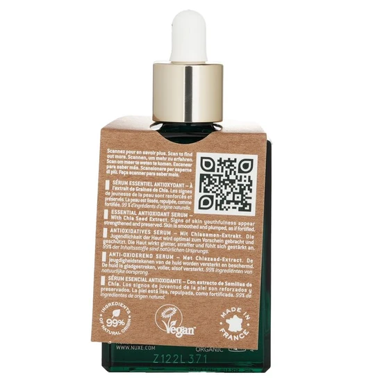 Nuxe Bio Organic Essential Antioxidant Serum With Chia Seeds 30ml