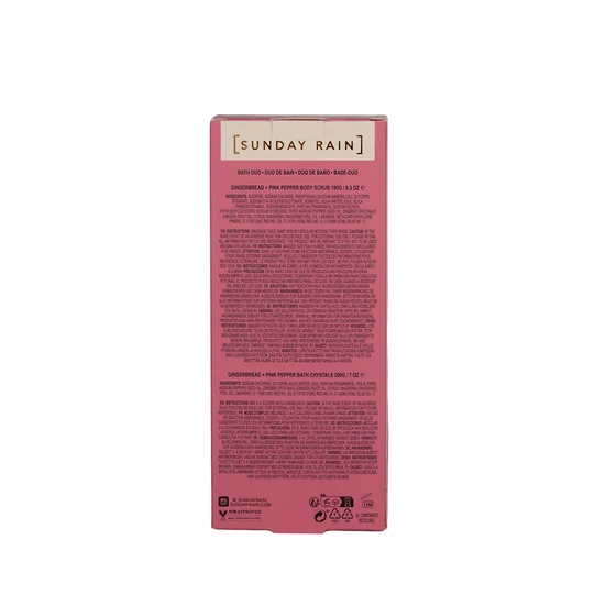 Sunday Rain Gingerbread + Pink Pepper Duo