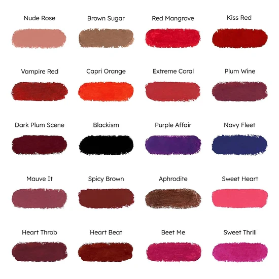 Kiss RK By Kiss Matte Lipstick 20a Navy Fleet