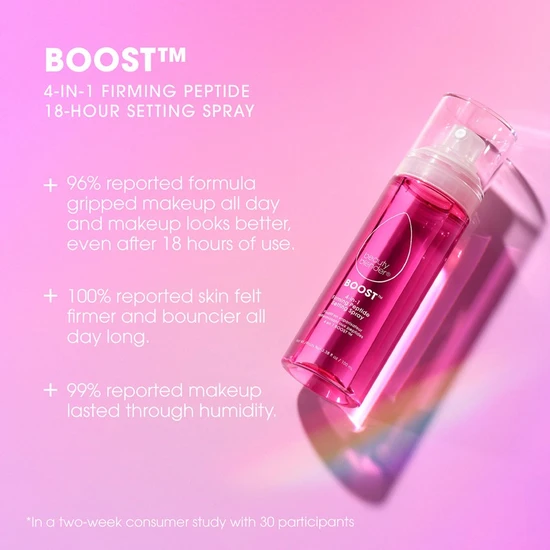 beautyblender Boost 4-in-1 Firming Peptide Setting Spray 100ml