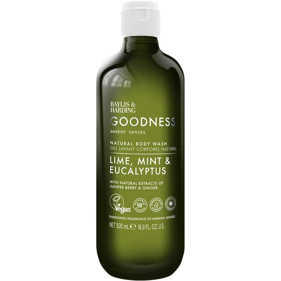 Baylis & Harding Goodness Lime Mint & Eucalyptus Natural Body Wash 500ml