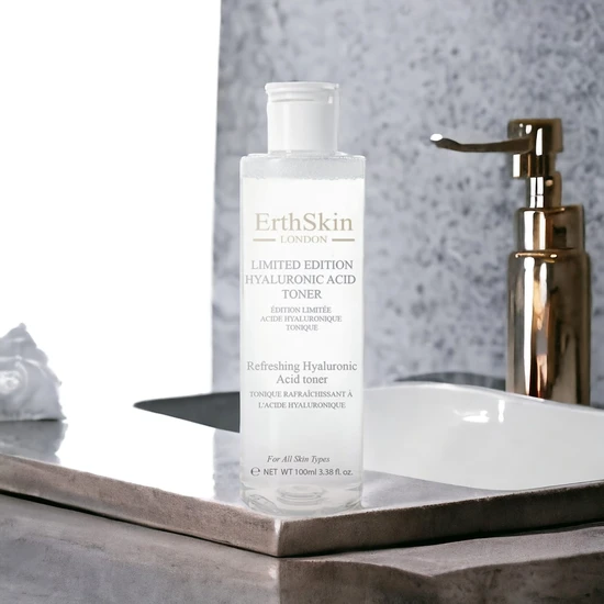 Erth Skin London Limited Edition Refreshing Hyaluronic Acid Toner 100ml
