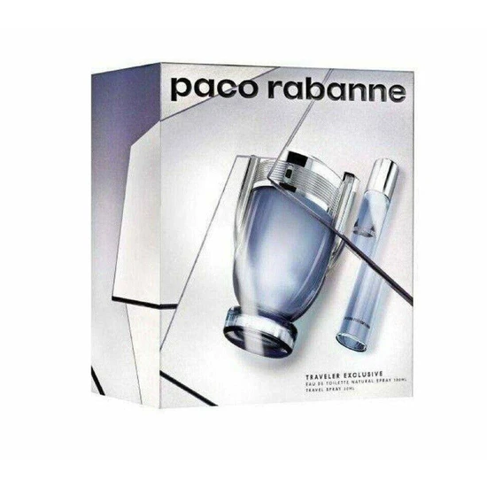 Paco Rabanne Invictus Gift Set 100ml Eau De Toilette + 20ml Eau De Toilette