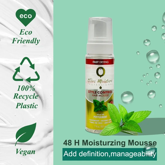 Olive Moisture Professional Style Control Hair Mousse 500ml