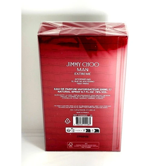 Jimmy Choo Man Extreme Eau De Parfum 30ml