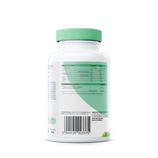 Osavi Tribulus Terrestris Saponins 200mg Capsules 120 Capsules
