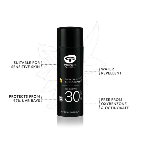 Green People No.4 Sports + Sun Cream SPF 30 50ml
