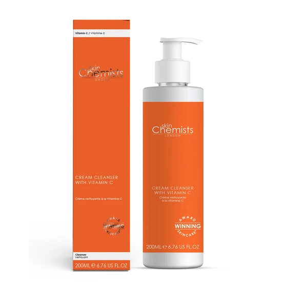 skinChemists Anti-Ageing Cream Cleanser With Vitamin C 200ml