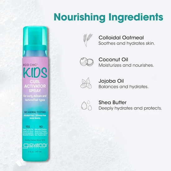 Giovanni Eco Chic Kids Curl Activator Spray 147ml