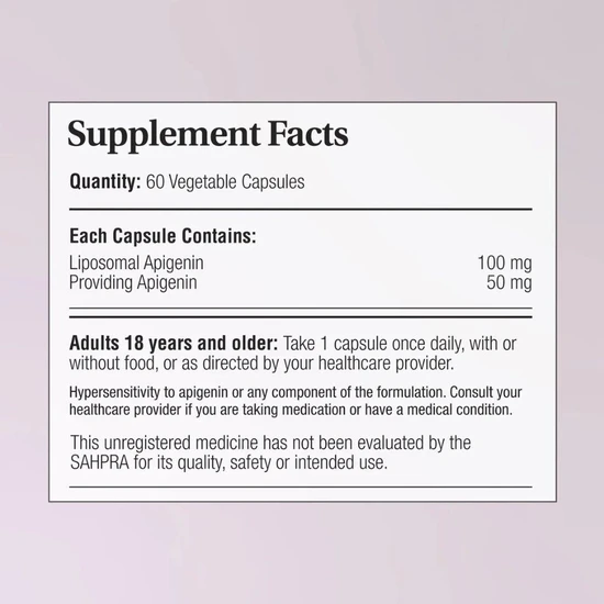 Phytoceutics Phytopure Liposomal Apigenin Capsules 60 Capsules