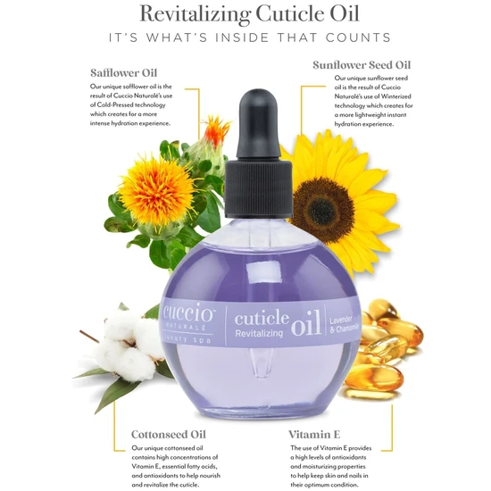 Cuccio Revitalising Nail & Cuticle Oil Complex Lavender & Chamomile