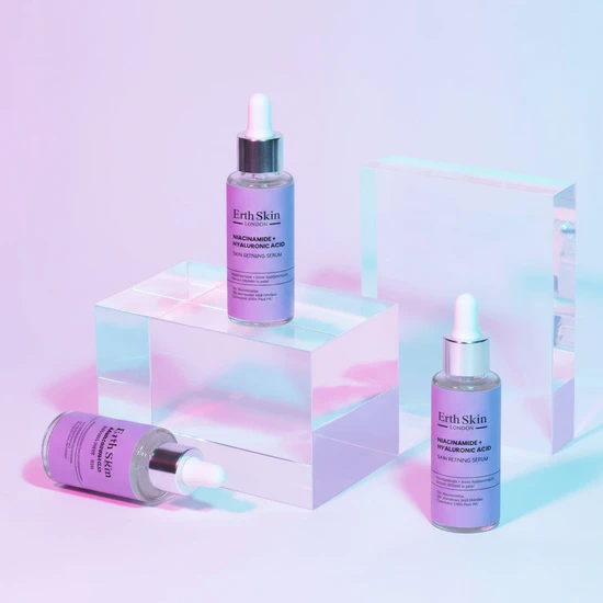 Erth Skin London Niacinamide + Hyaluronic Acid Skin Refining Serum