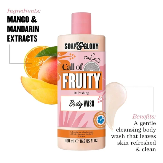Soap & Glory Call Of Fruity Refreshing Body Wash 500ml