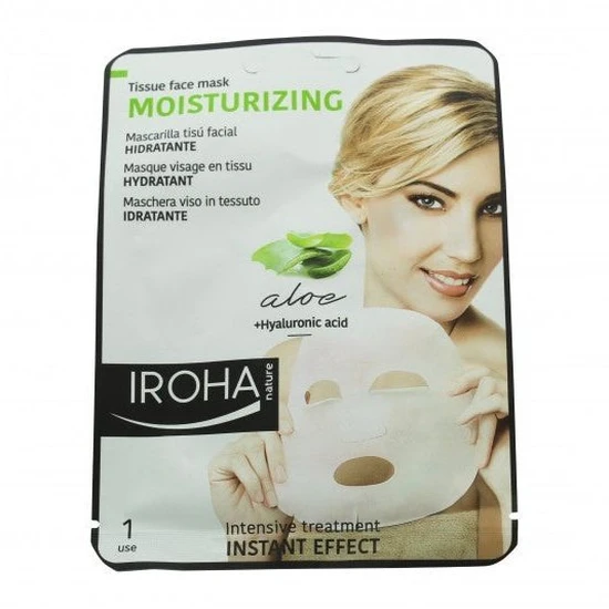 Iroha Nature Moisturising Aloe Vera Tissue Face Mask 1 Mask
