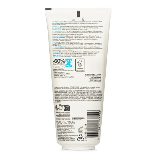 La Roche-Posay Lipikar Baume AP+M 200ml