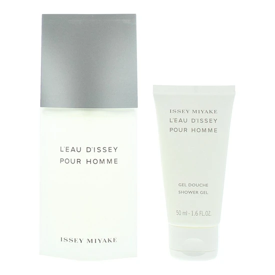 Issey Miyake L'Eau D'Issey Pour Homme Eau De Toilette Gift Set 75ml EDT + 50ml Shower Gel