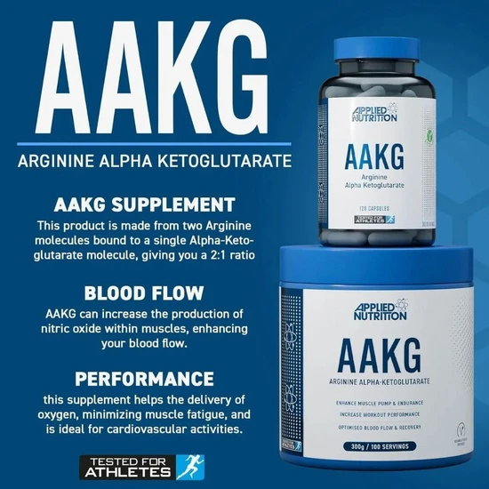 Applied Nutrition AAKG 3200mg 120 Capsules