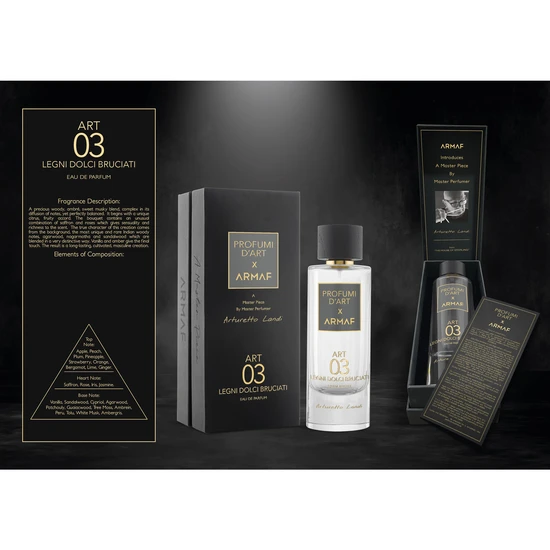Armaf Profumi D'Art 03 Legni Dolci Bruciati Eau De Parfum 105ml
