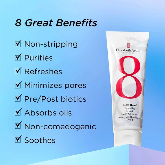 Elizabeth Arden Eight Hour HydraPlay 2-in-1 Daily Cleanser 125ml