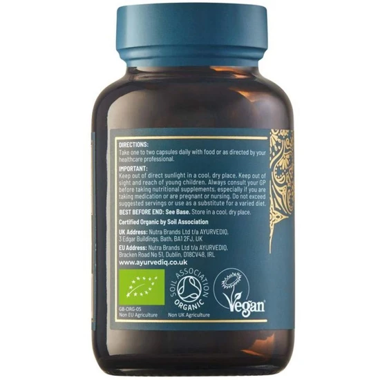 Ayurvediq Wellness Organic Shatavari Capsules 60 Capsules