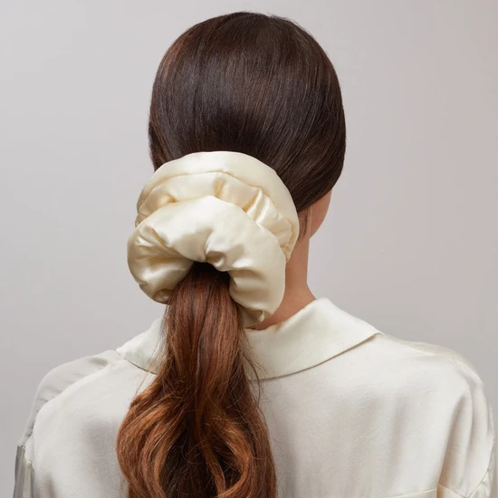 Drowsy Champagne Gold Padded Scrunchie 1 unit