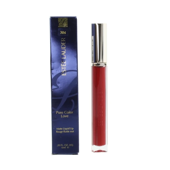 Estée Lauder Pure Colour Red Liquid Lipstick 304 Revved