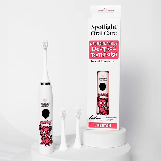 Spotlight Electric Toothbrush For Kids Cheetah