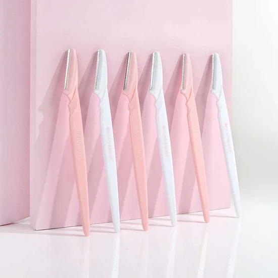 Brushworks Angled Dermaplaners 6 Pack