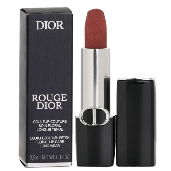 DIOR Rouge Dior Couture Colour Velvet & Satin Finishes Lipstick 100 Nude Look Velvet Finish