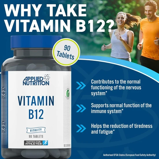 Applied Nutrition Vitamin B12 Capsules 90 Capsules