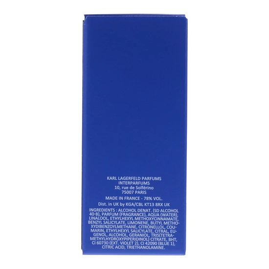Karl Lagerfeld Jeans Urban Blue Eau De Toilette 100ml