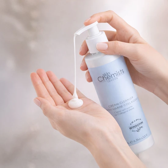 skinChemists Anti-Ageing Foaming Gel Cleanser With Marine Collagen 200ml