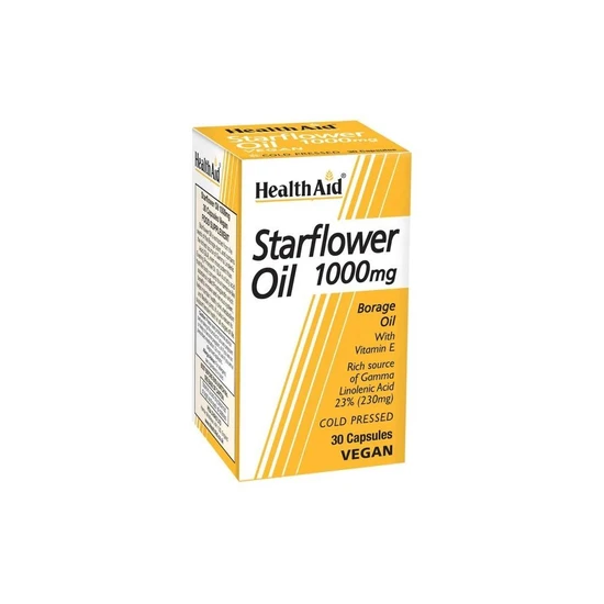 Health Aid Starflower Oil 1000mg (23% GLA) 30 Capsules