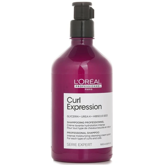 L'Oreal Paris Serie Expert Curl Expression Glycerin + Urea H + Hibiscus Seed Professional Shampoo 500ml