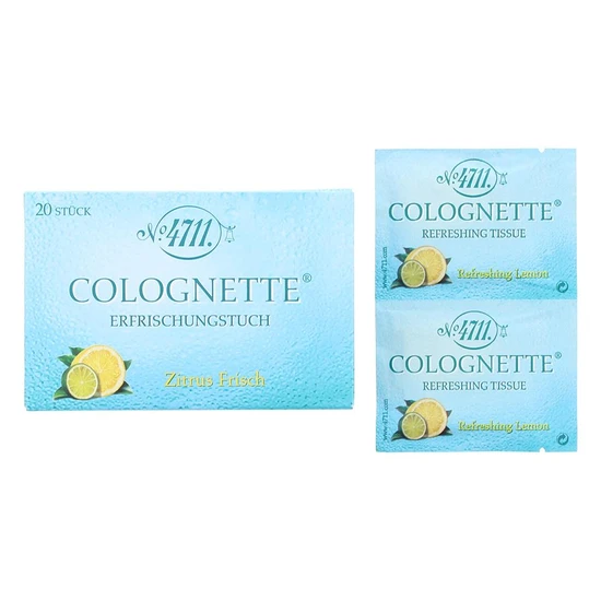 4711 Colognette Refreshing Lemon Tissues 20 Tissues