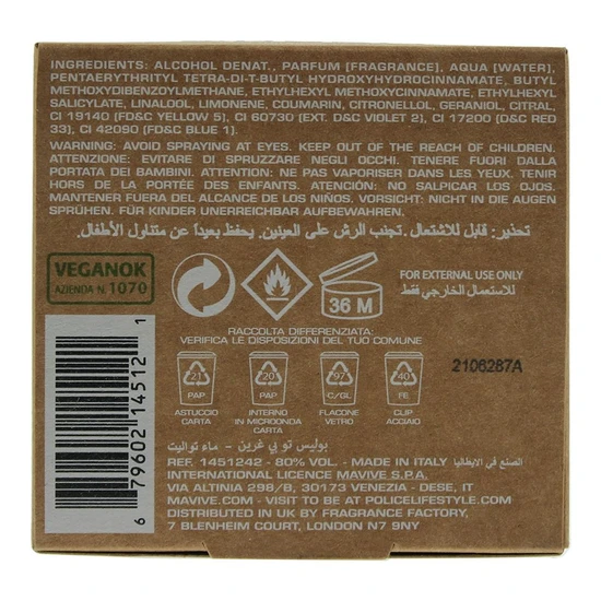 Police To Be Green Eau De Toilette 40ml