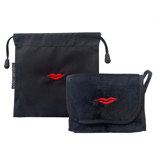 Donna May London Reusable Eco Makeup Remover Cloth In Black