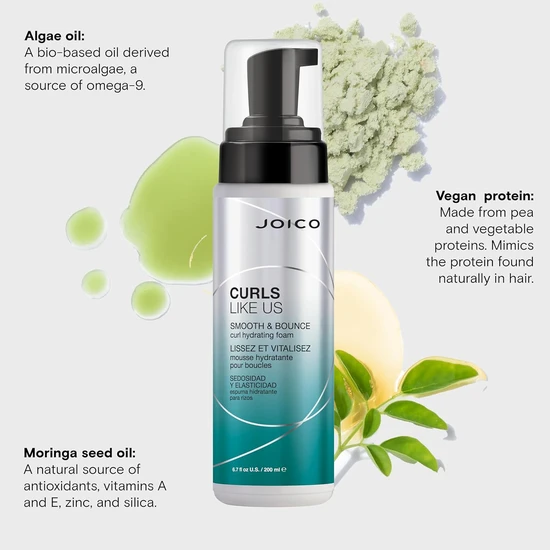 Joico Curls Like Us Smooth & Bounce Curl Hydrating Foam 200ml