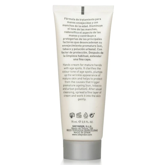Skeyndor Urban White SPF 15 Shield Hand Cream 75ml