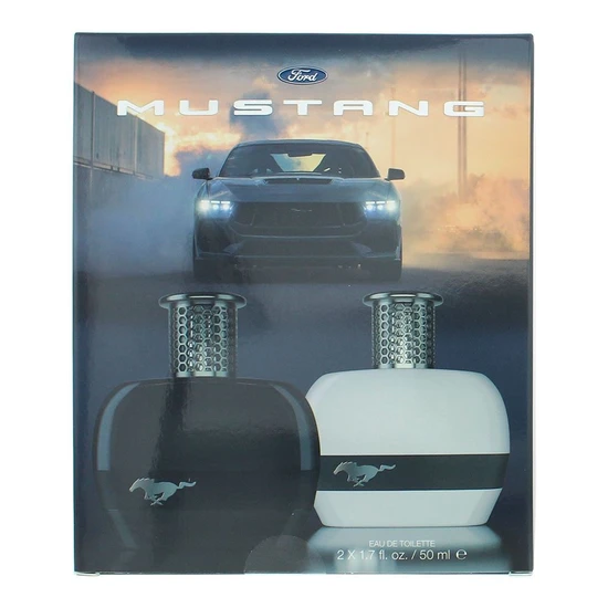 Mustang Gift Set 50ml Black EDT + 50ml White EDT