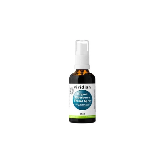 Viridian 100% Organic Elderberry Throat Spray 50ml