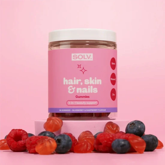 SOLV Hair, Skin & Nails Gummies 56 Gummies