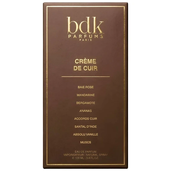 bdk Parfums Creme De Cuir Eau De Parfum 100ml