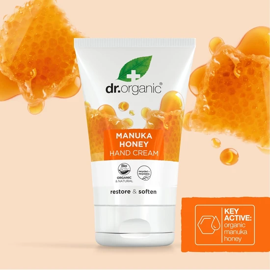 Dr. Organic Manuka Honey Restore & Soften Hand Cream 125ml
