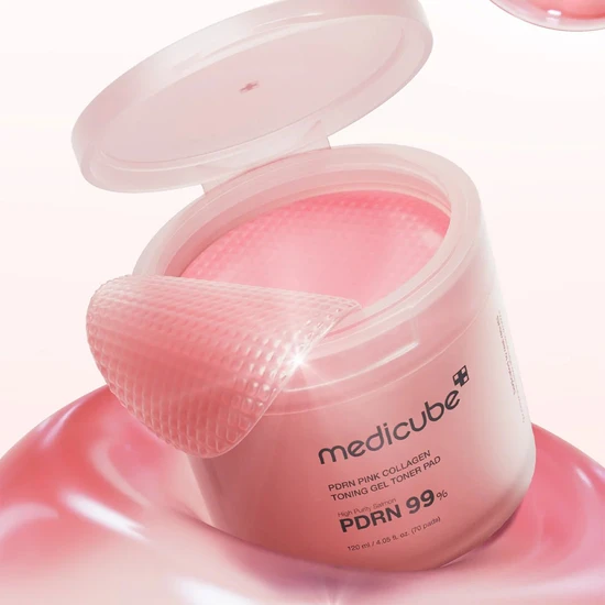 Medicube PDRN Pink Collagen Toning Gel Toner Pad 70 pads