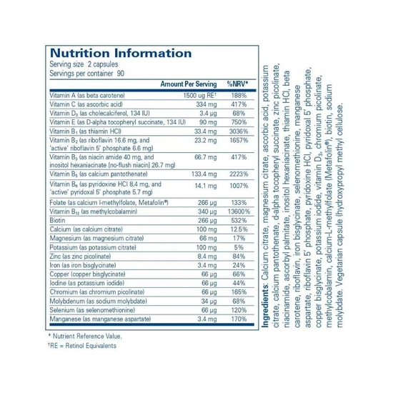 Pure Encapsulations Nutrient 950e Capsules 180 Capsules