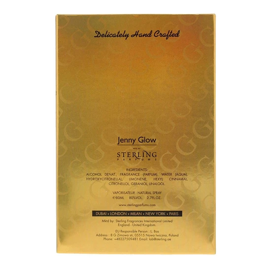 Jenny Glow Convicted Pour Femme Eau De Parfum 80ml