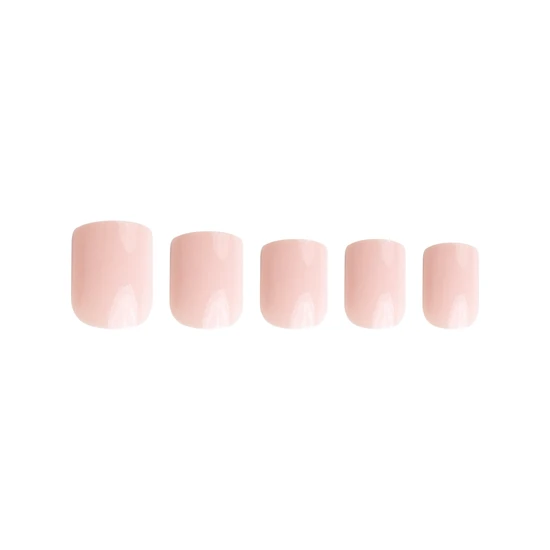 Invogue Dusty Pink Square Nails Pack of 24