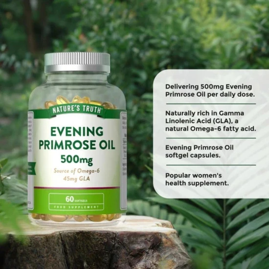 Nature's Truth Evening Primrose Oil 500mg 60 Softgels