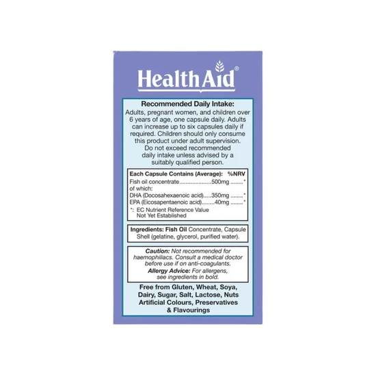 Health Aid DHA Forte 30 Capsules